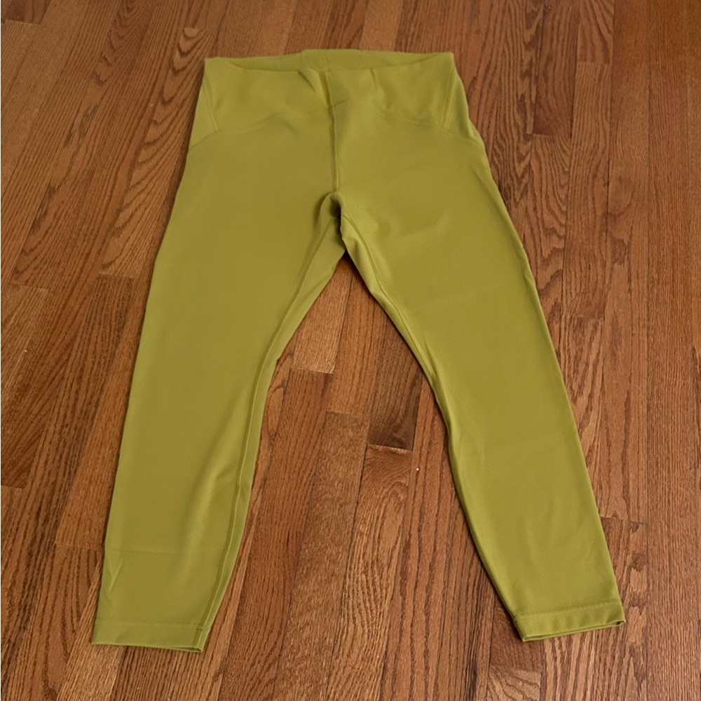 Lululemon Align Pant 25" Yellow Pear‎ Size 14 EUC